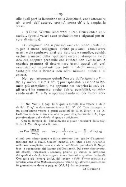 Rivista di mineralogia e cristallografia italiana