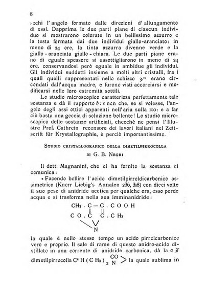 Rivista di mineralogia e cristallografia italiana