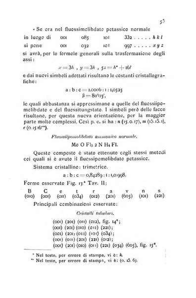 Rivista di mineralogia e cristallografia italiana