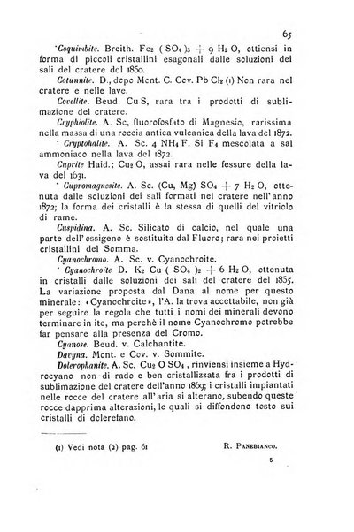 Rivista di mineralogia e cristallografia italiana