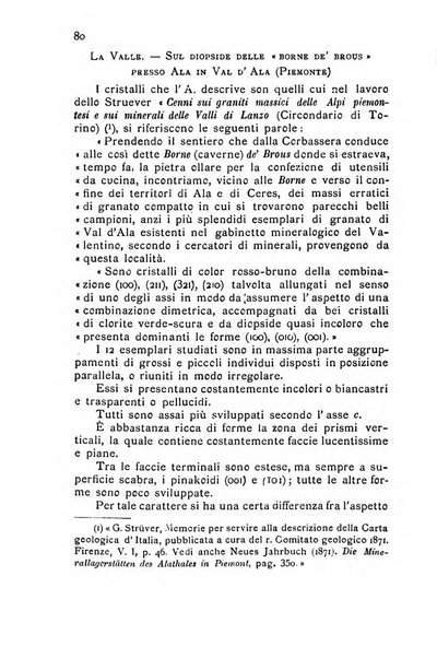 Rivista di mineralogia e cristallografia italiana