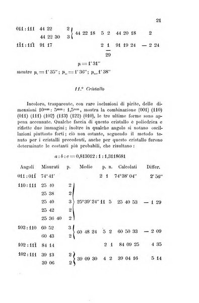 Rivista di mineralogia e cristallografia italiana