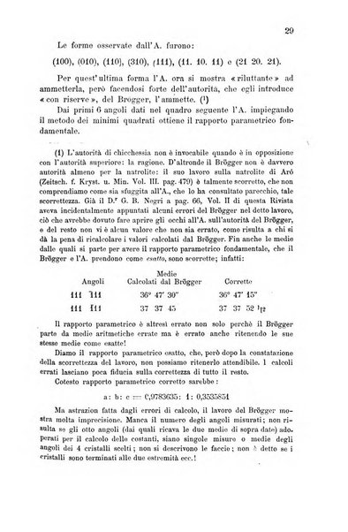 Rivista di mineralogia e cristallografia italiana