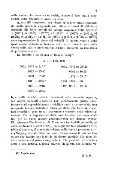 Rivista di mineralogia e cristallografia italiana