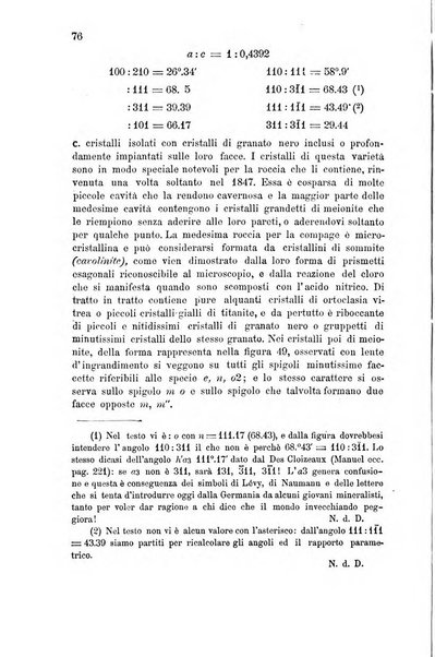 Rivista di mineralogia e cristallografia italiana