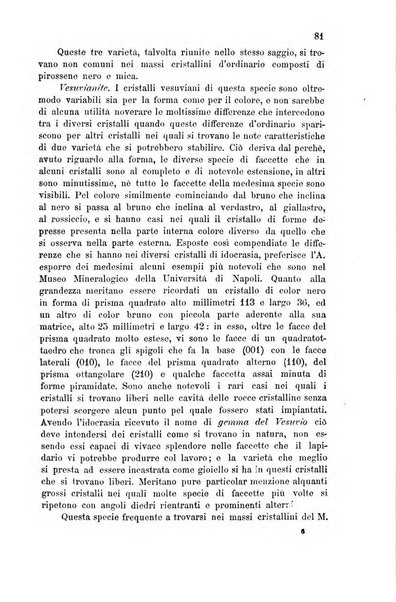 Rivista di mineralogia e cristallografia italiana