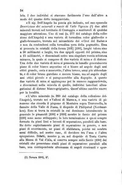 Rivista di mineralogia e cristallografia italiana