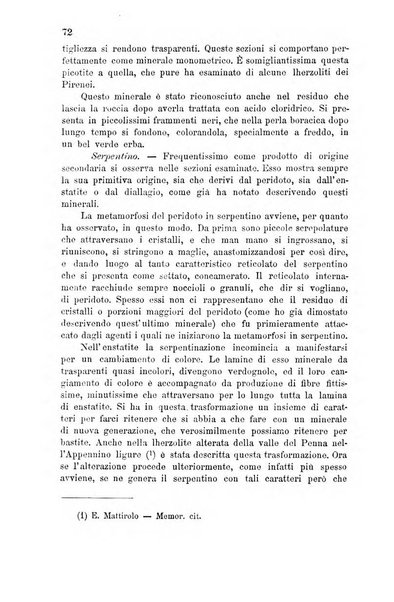 Rivista di mineralogia e cristallografia italiana