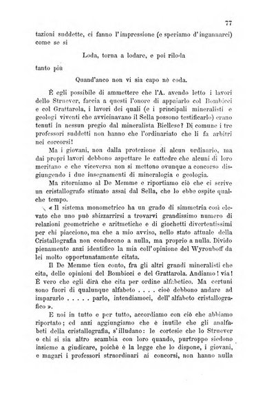 Rivista di mineralogia e cristallografia italiana