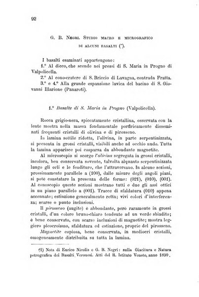 Rivista di mineralogia e cristallografia italiana