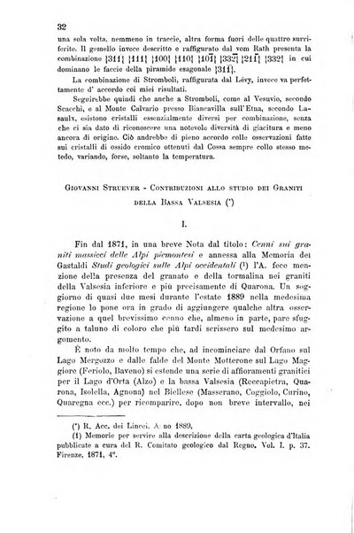 Rivista di mineralogia e cristallografia italiana