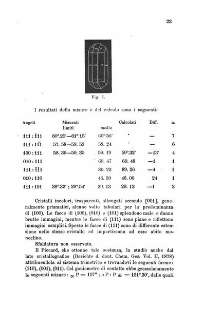 Rivista di mineralogia e cristallografia italiana