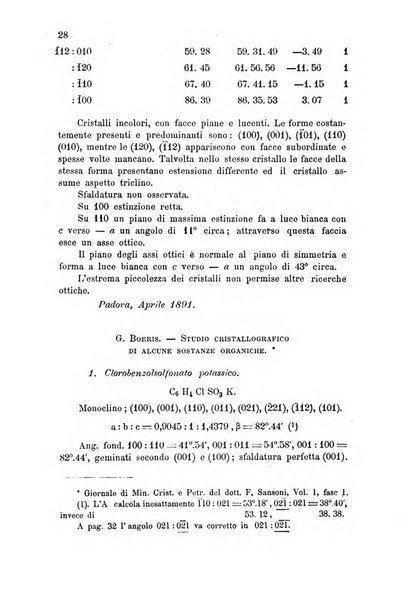 Rivista di mineralogia e cristallografia italiana