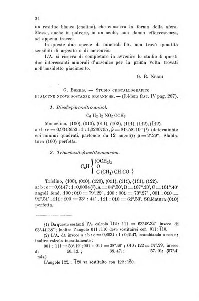 Rivista di mineralogia e cristallografia italiana