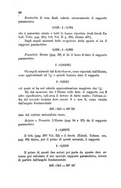 Rivista di mineralogia e cristallografia italiana