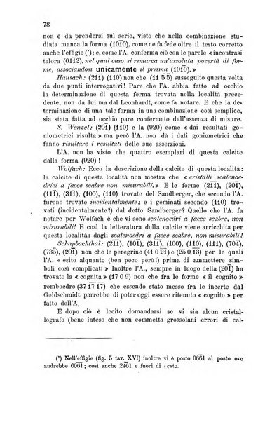 Rivista di mineralogia e cristallografia italiana