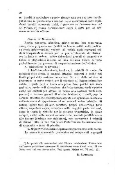 Rivista di mineralogia e cristallografia italiana