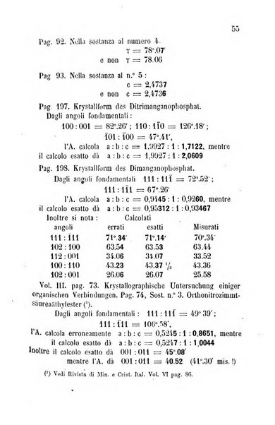 Rivista di mineralogia e cristallografia italiana