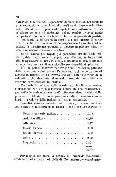 Rivista di mineralogia e cristallografia italiana