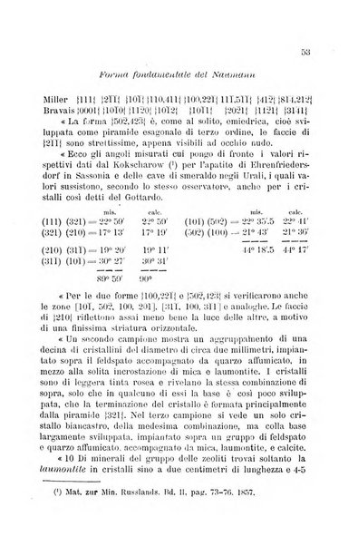 Rivista di mineralogia e cristallografia italiana