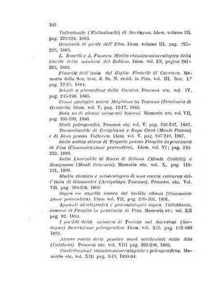 Rivista di mineralogia e cristallografia italiana