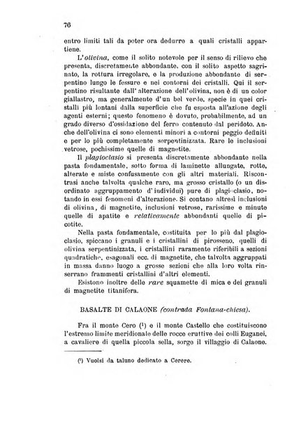 Rivista di mineralogia e cristallografia italiana