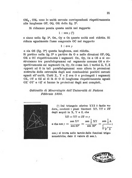 Rivista di mineralogia e cristallografia italiana