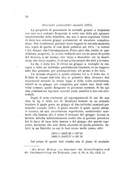 Rivista di mineralogia e cristallografia italiana