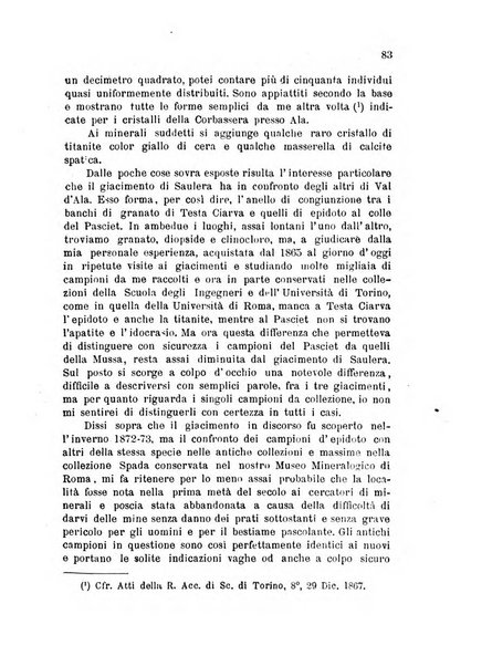 Rivista di mineralogia e cristallografia italiana