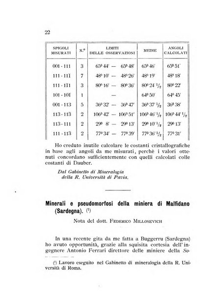 Rivista di mineralogia e cristallografia italiana