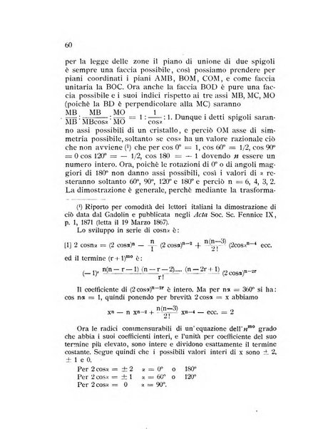 Rivista di mineralogia e cristallografia italiana