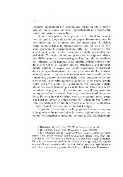 Rivista di mineralogia e cristallografia italiana