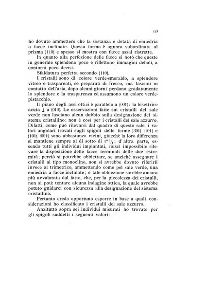 Rivista di mineralogia e cristallografia italiana