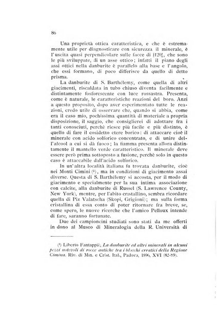 Rivista di mineralogia e cristallografia italiana