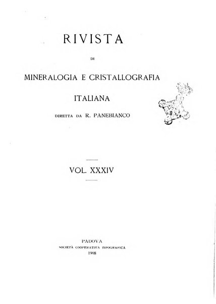 Rivista di mineralogia e cristallografia italiana