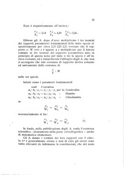 Rivista di mineralogia e cristallografia italiana