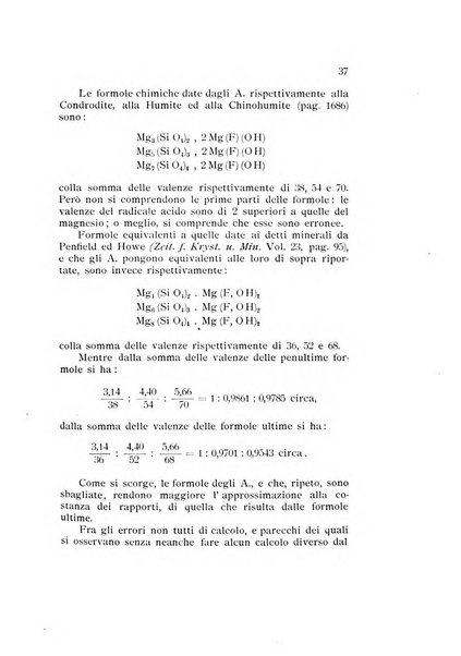 Rivista di mineralogia e cristallografia italiana