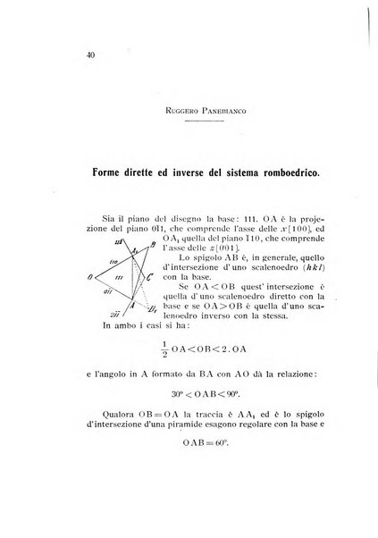 Rivista di mineralogia e cristallografia italiana