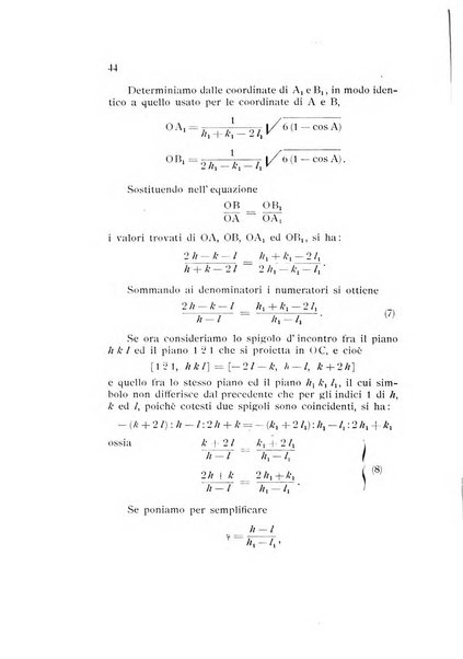 Rivista di mineralogia e cristallografia italiana