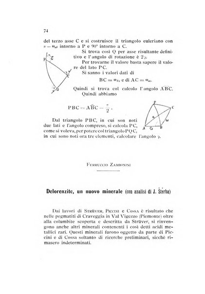 Rivista di mineralogia e cristallografia italiana