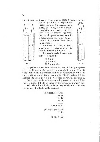 Rivista di mineralogia e cristallografia italiana