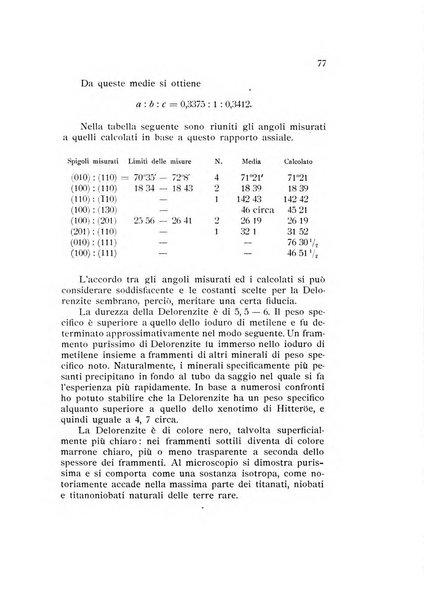 Rivista di mineralogia e cristallografia italiana