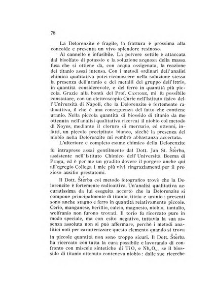 Rivista di mineralogia e cristallografia italiana