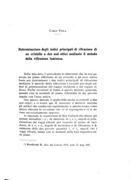 Rivista di mineralogia e cristallografia italiana