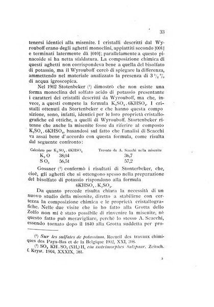 Rivista di mineralogia e cristallografia italiana