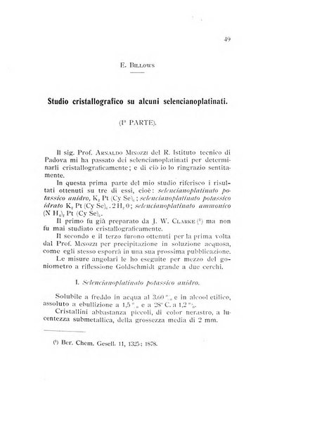 Rivista di mineralogia e cristallografia italiana