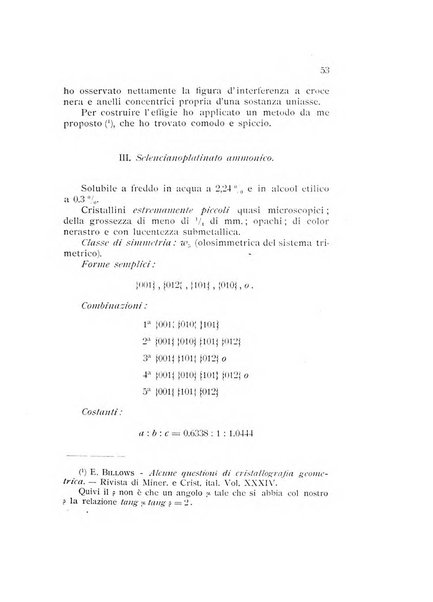 Rivista di mineralogia e cristallografia italiana