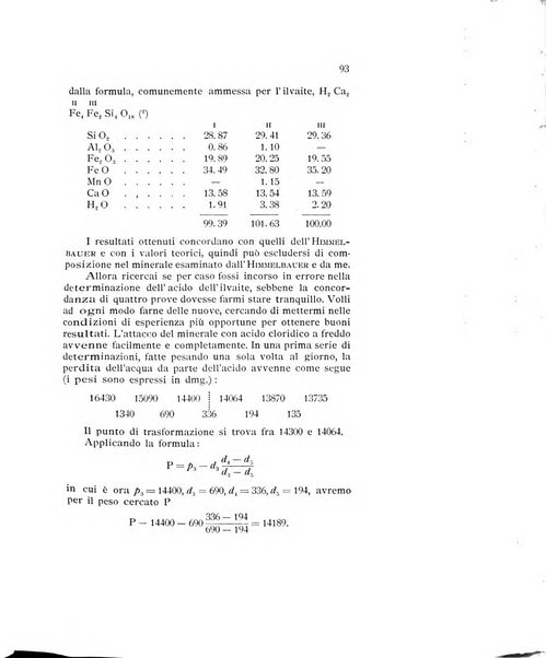 Rivista di mineralogia e cristallografia italiana