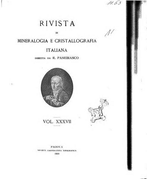 Rivista di mineralogia e cristallografia italiana