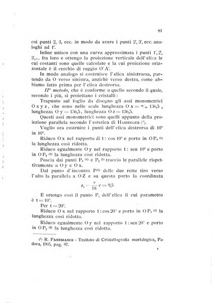 Rivista di mineralogia e cristallografia italiana